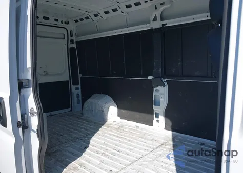 2025 Ram Promaster 3500 Tradesman High Roof 159 Wb W/Pass Seat from USA, damaged, VIN 3C6MRVHG7SE552764